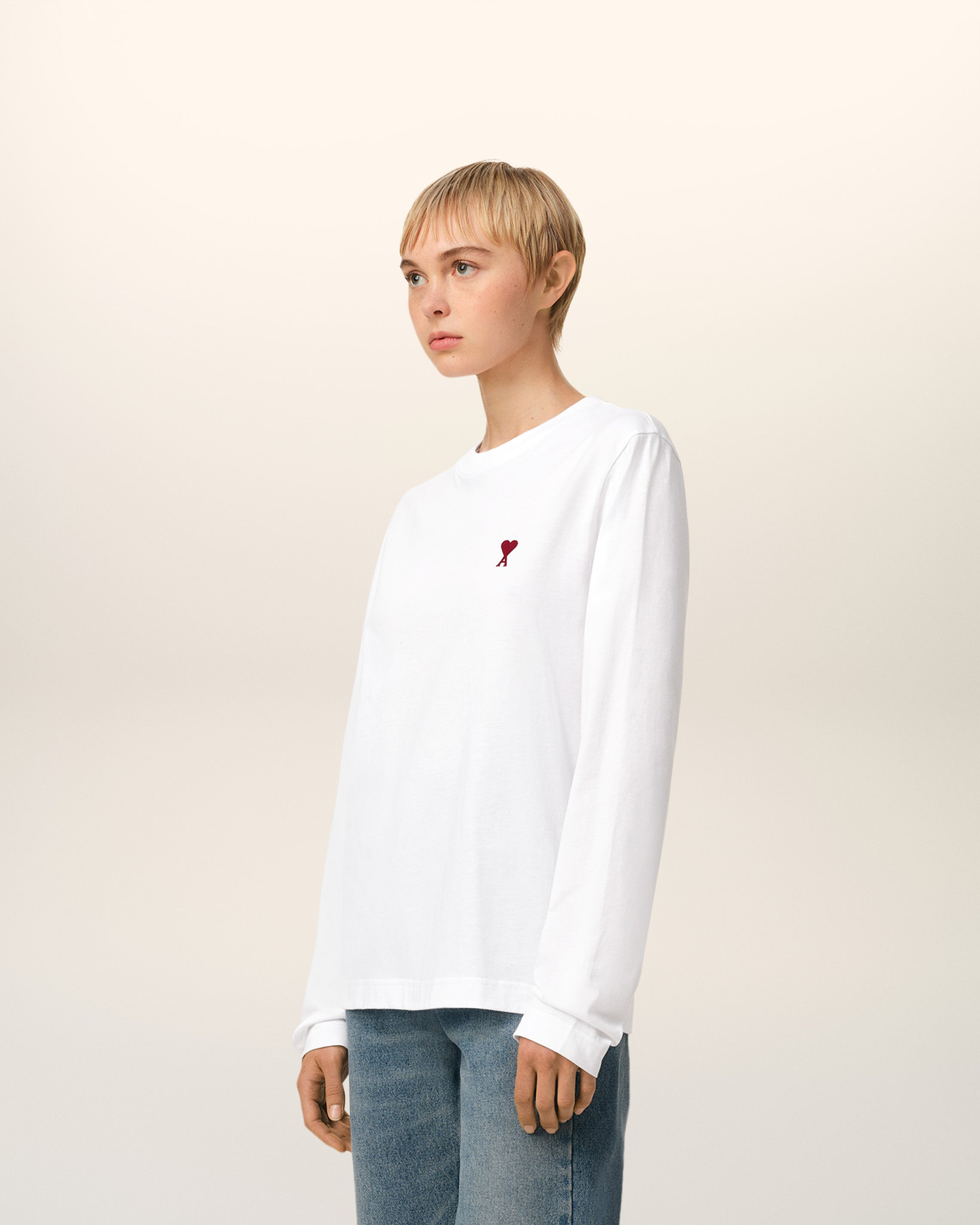 RED AMI DE COEUR LONG SLEEVES T-SHIRT - 3