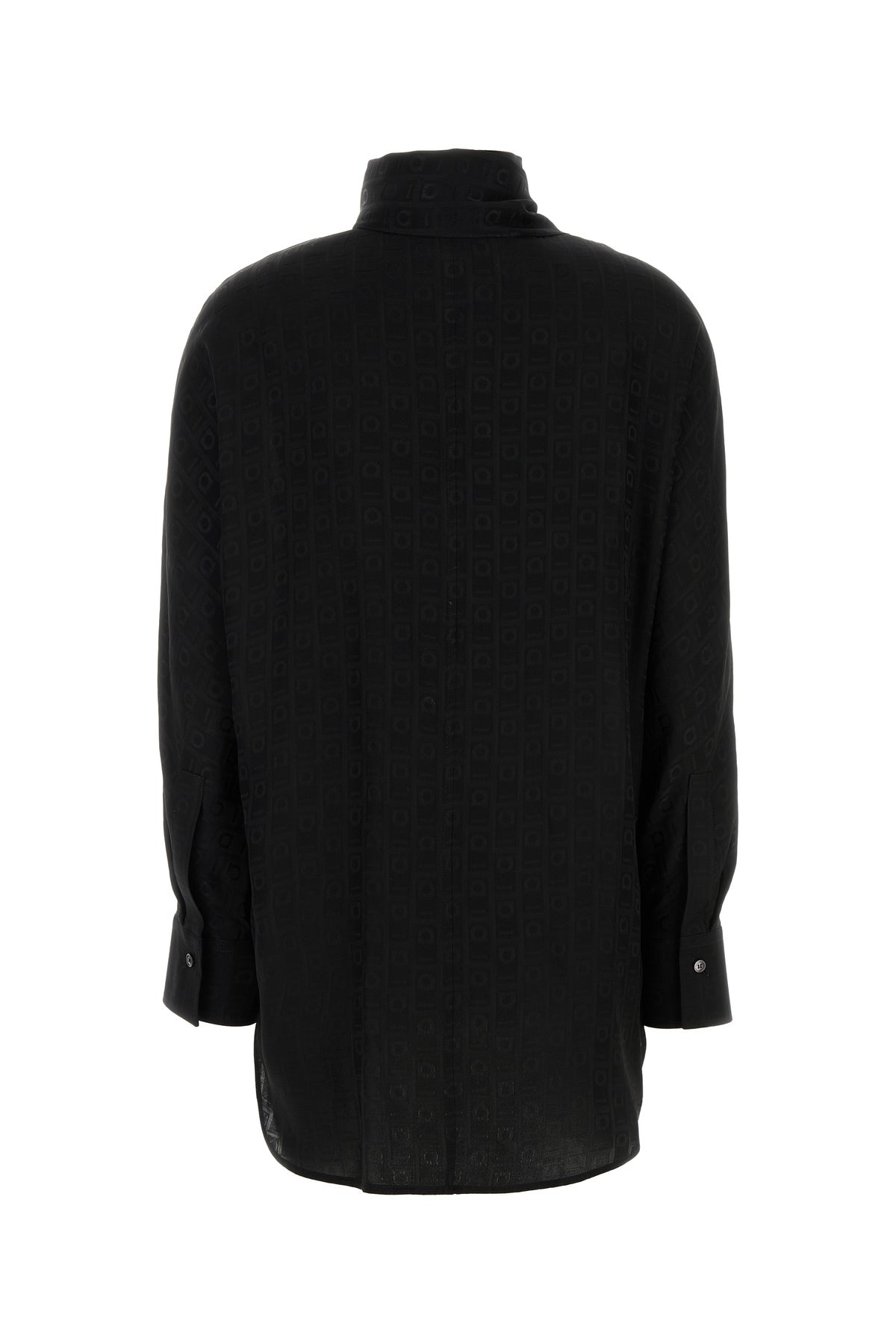 Black silk shirt - 2