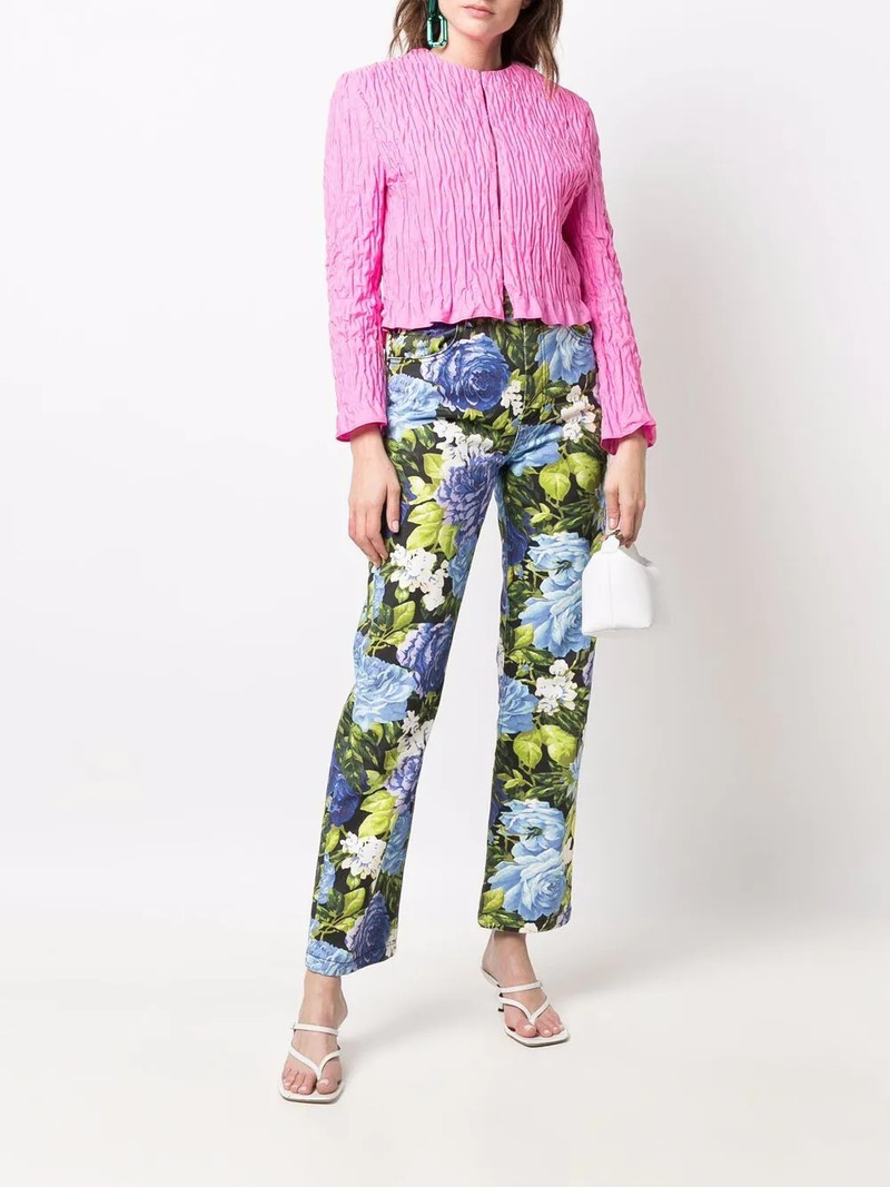 MSGM ruffle-detail blouse outlook