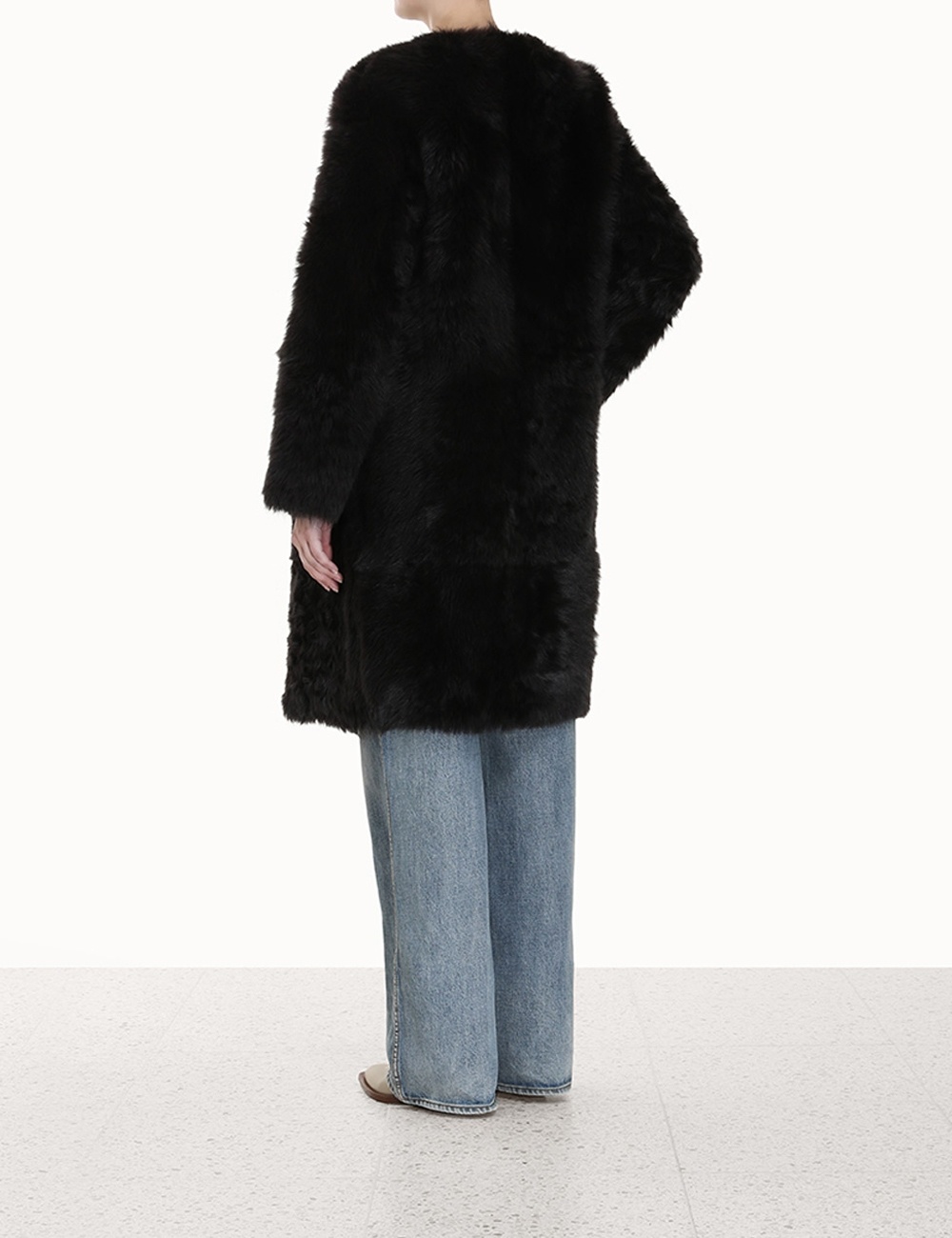 LUMINOSITY SHEARLING COAT - 4