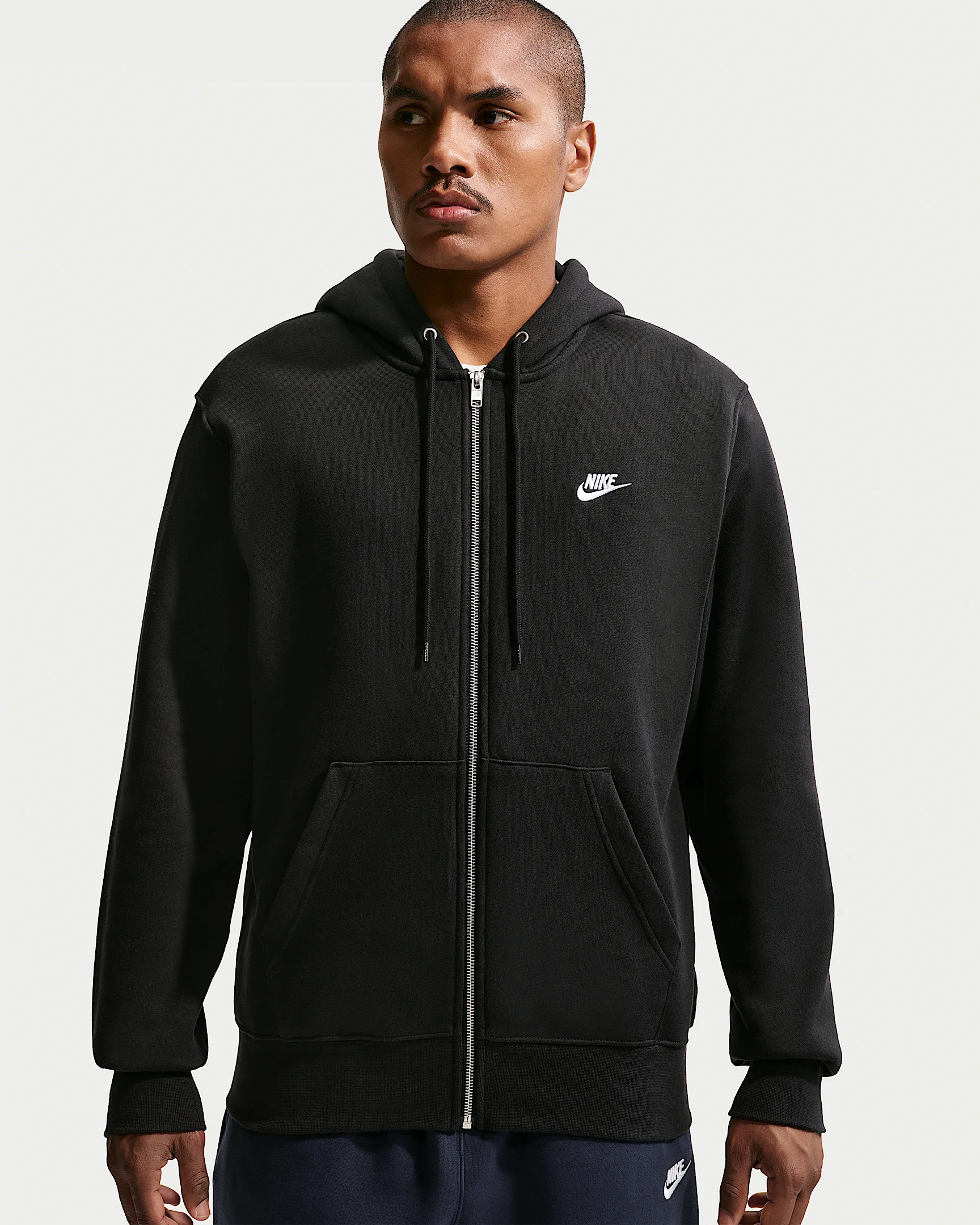Nike Club Men's Full-Zip Fleece Hoodie - 1