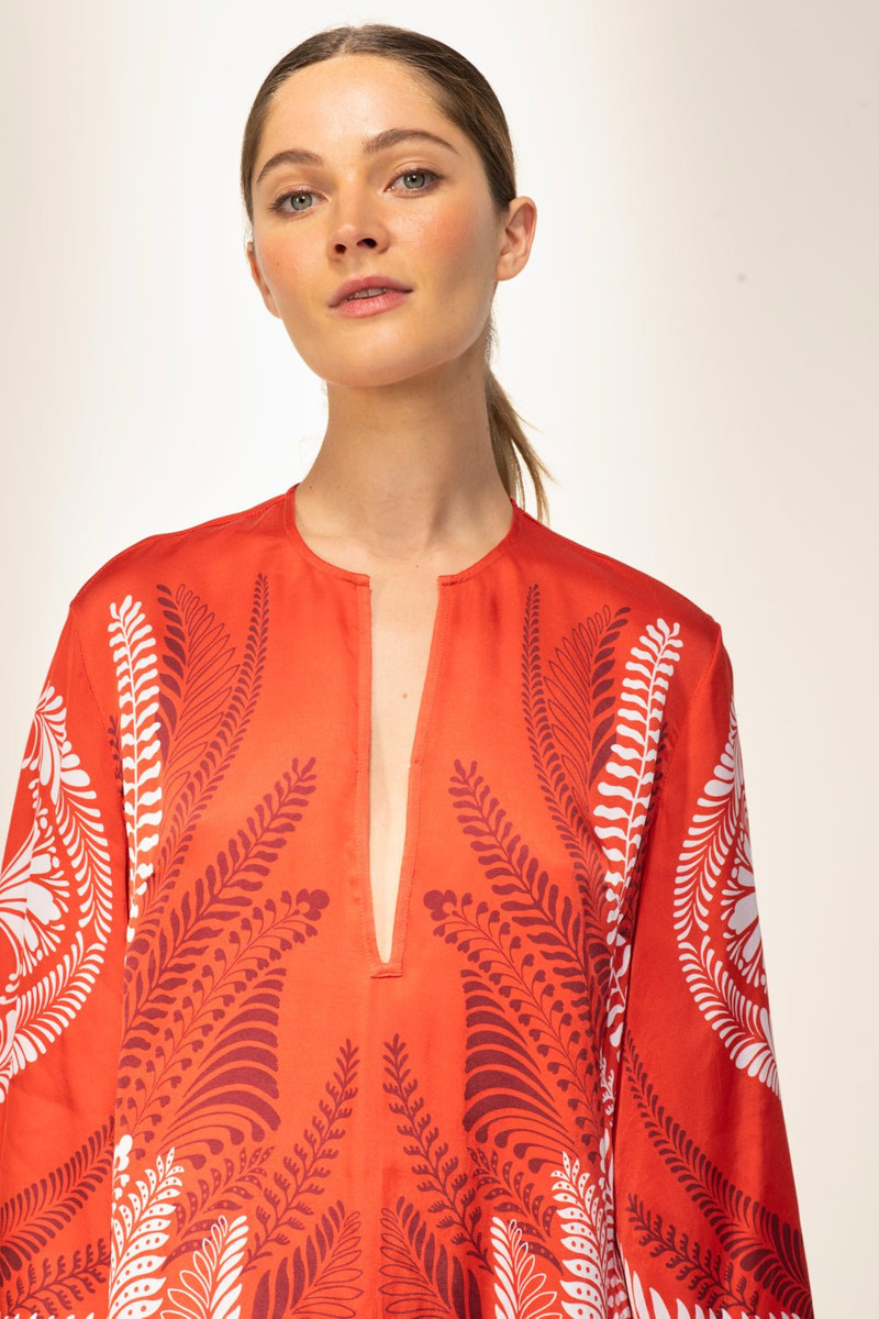 Poupette St Barth Mini Dress Gia - Orange Oolong outlook