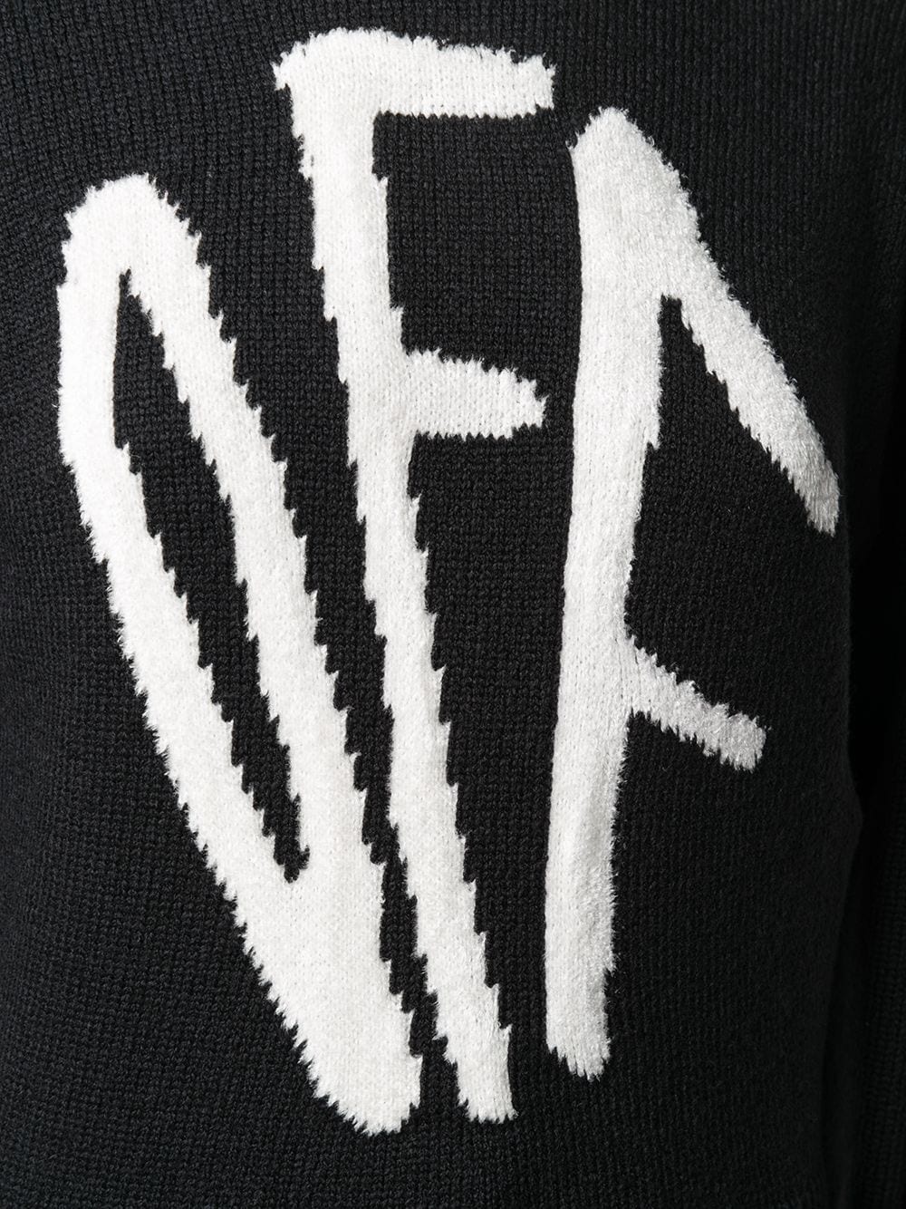 Graffiti logo intarsia jumper - 5