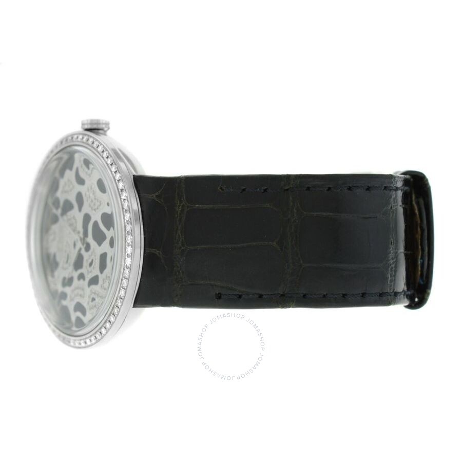 Pre-owned Christian Dior La D De Dior Quartz Diamond Black Dial Ladies Watch CD042113 - 7