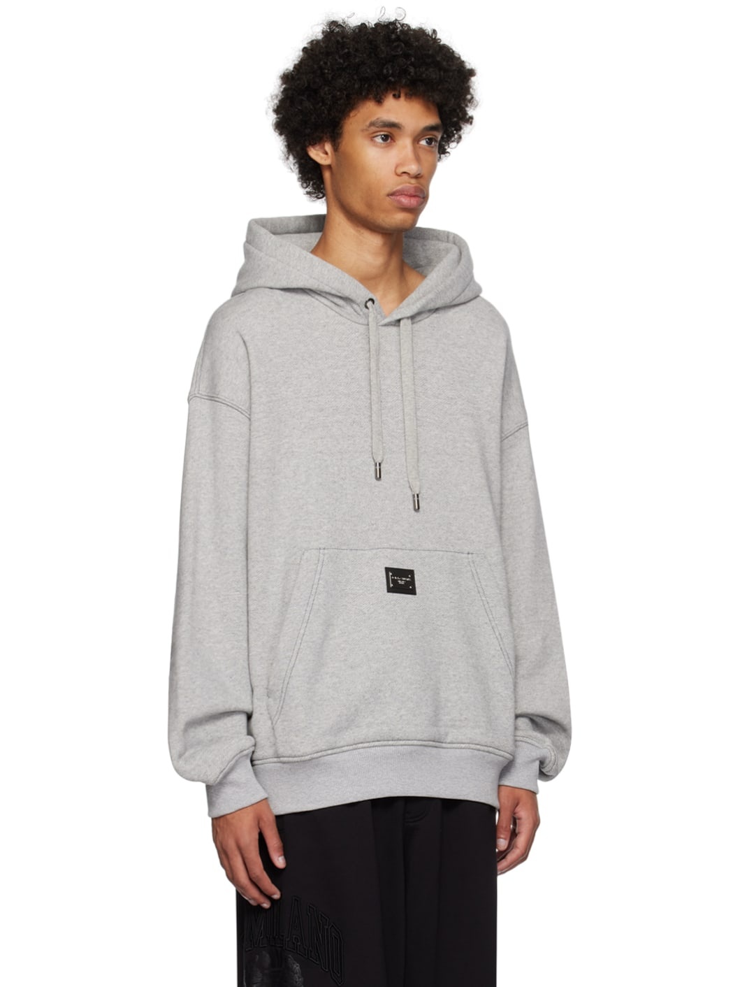 Gray Plaque Hoodie - 2