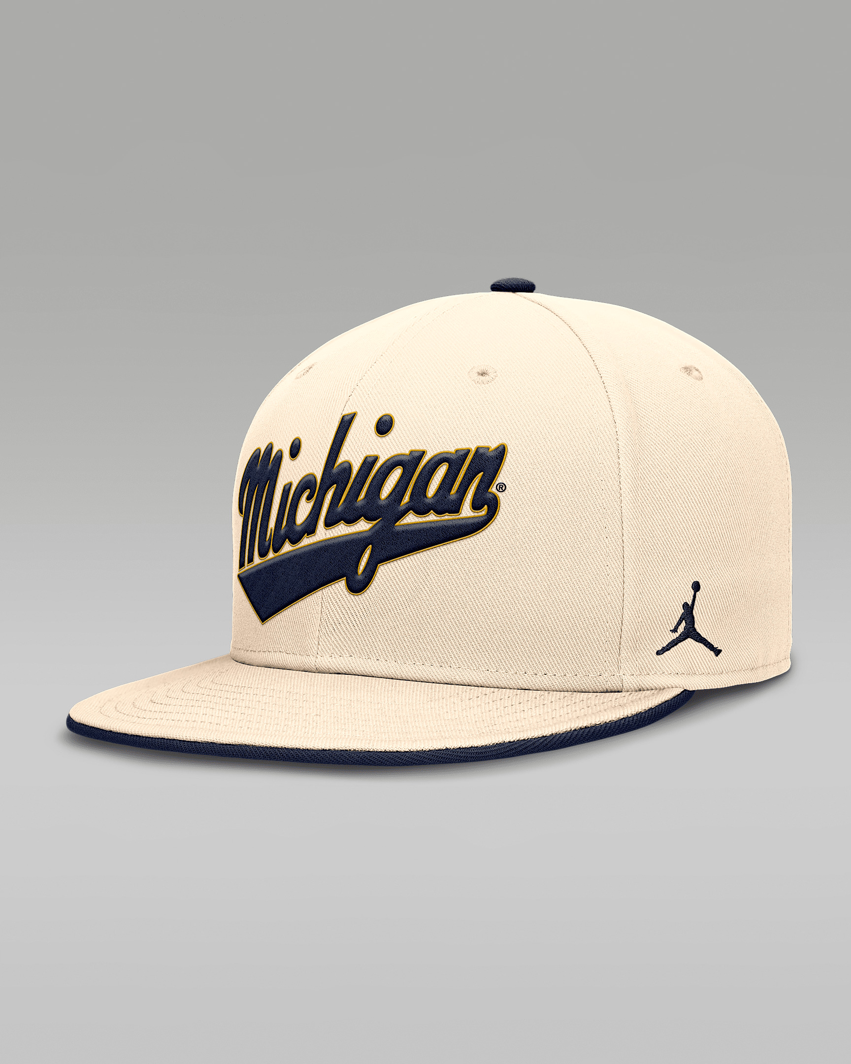 Michigan Wolverines Primetime True Men's Jordan Brand Dri-FIT College Fitted Hat - 1