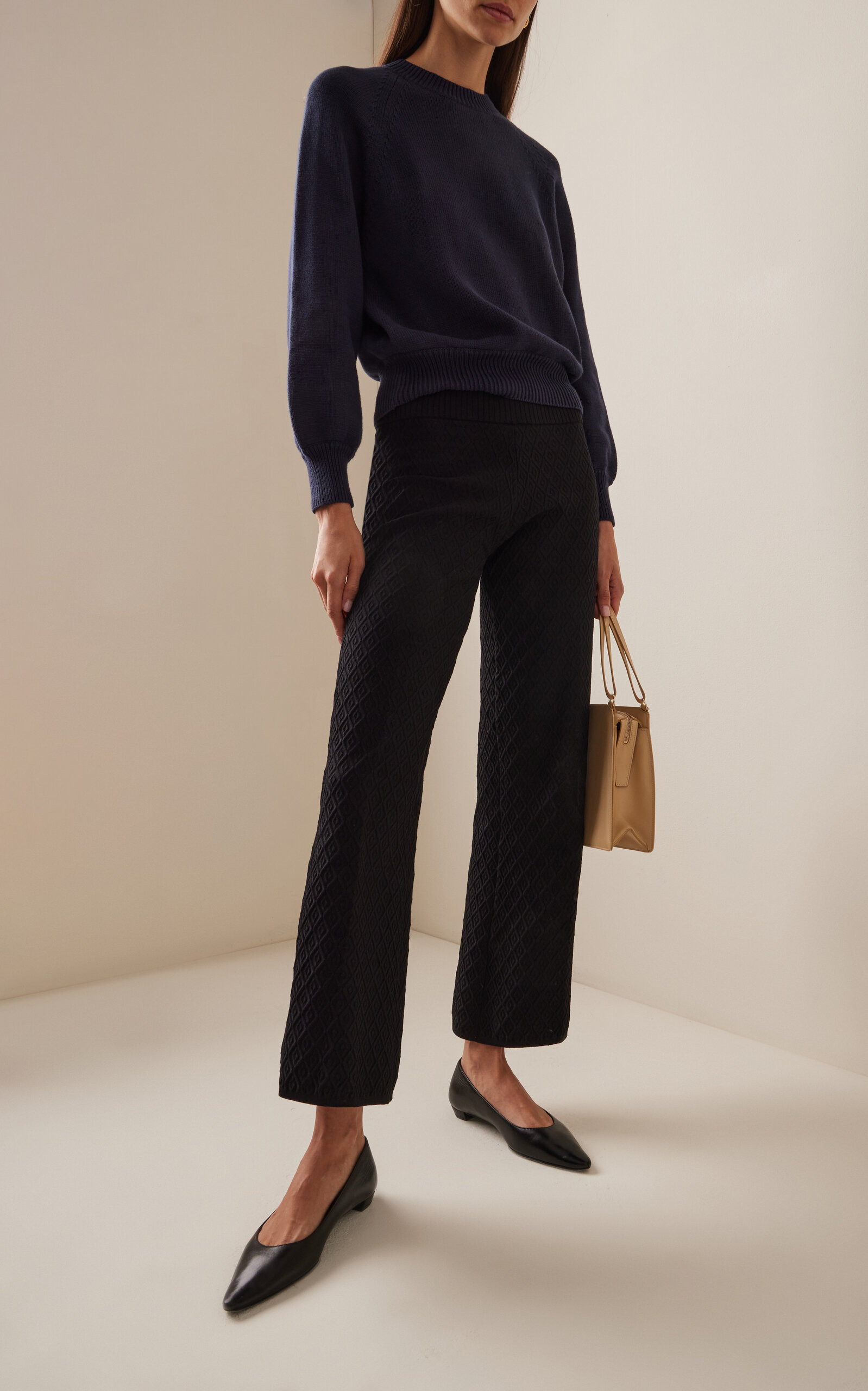 Exclusive Cotton Sweater navy - 3