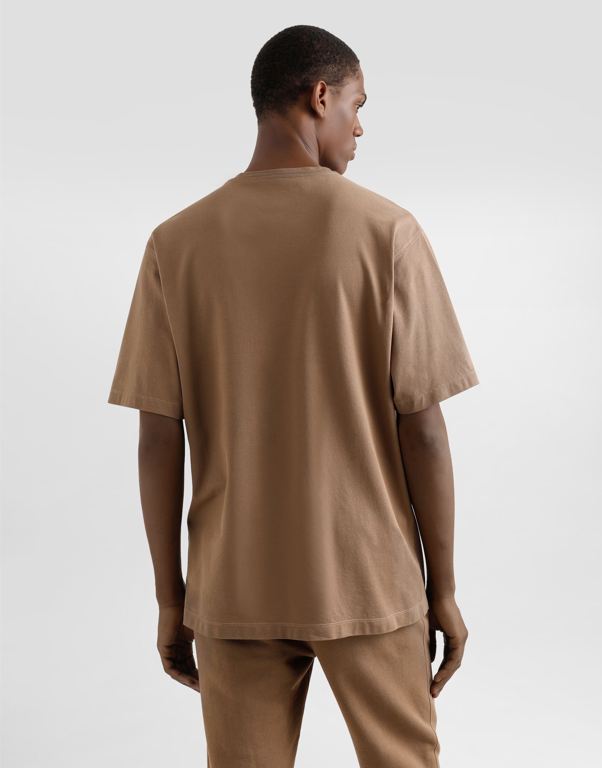 Cotton T-shirt with tag - 5