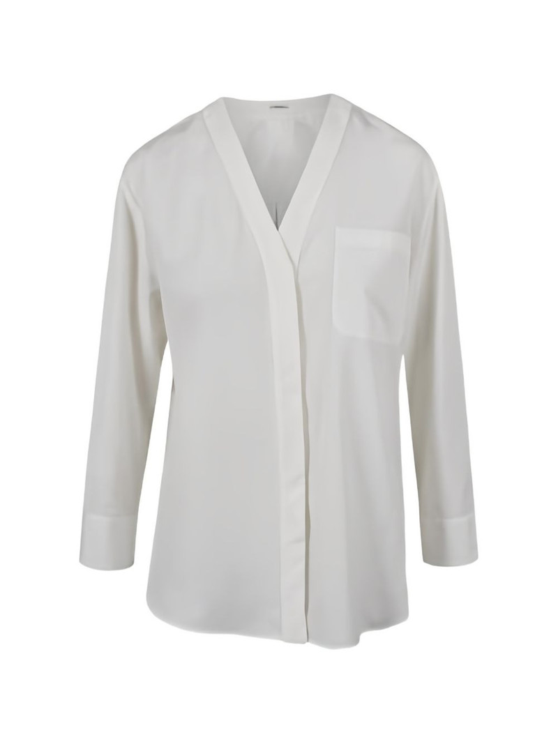 pocket V-neck shirt 1