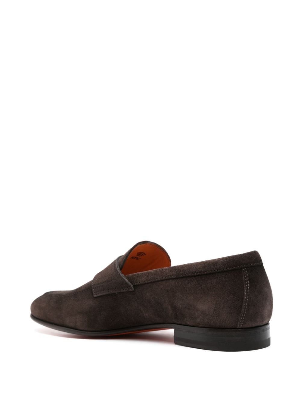 penny-slot suede loafers - 3