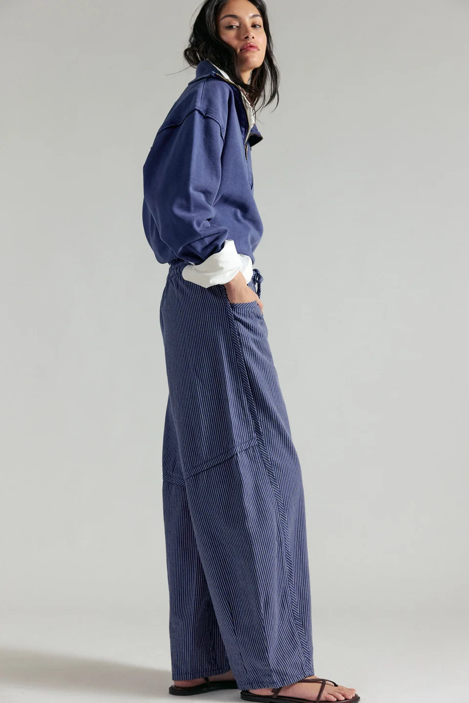 Something Good Pull-On Barrel Pants - 1