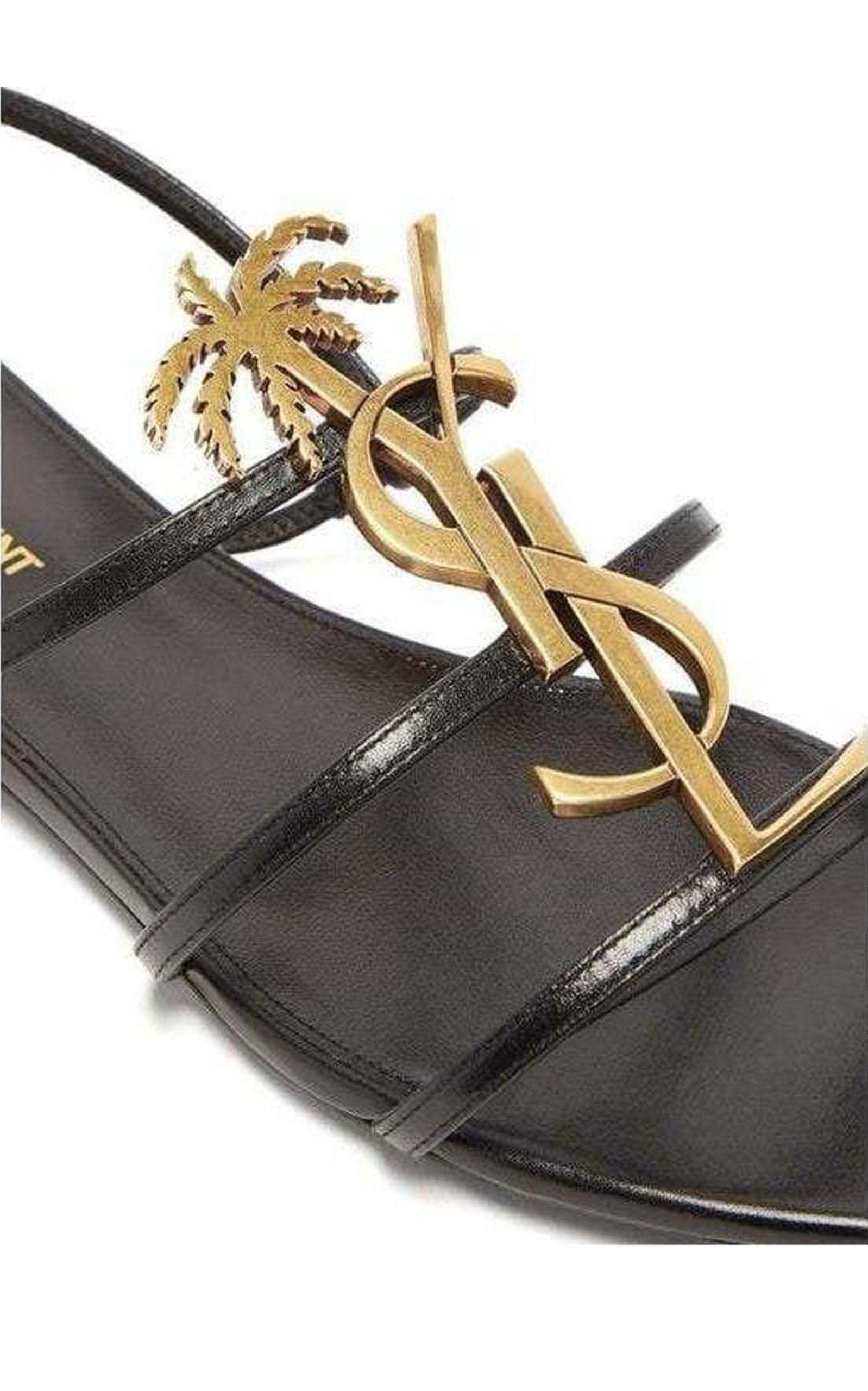 Metal Monogram Cassandra Sandals - 5