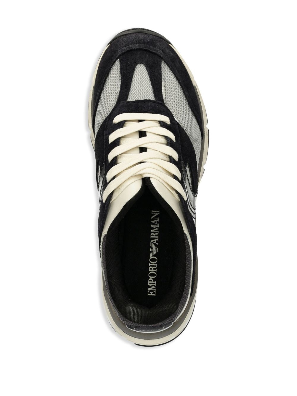 panelled sneakers - 4