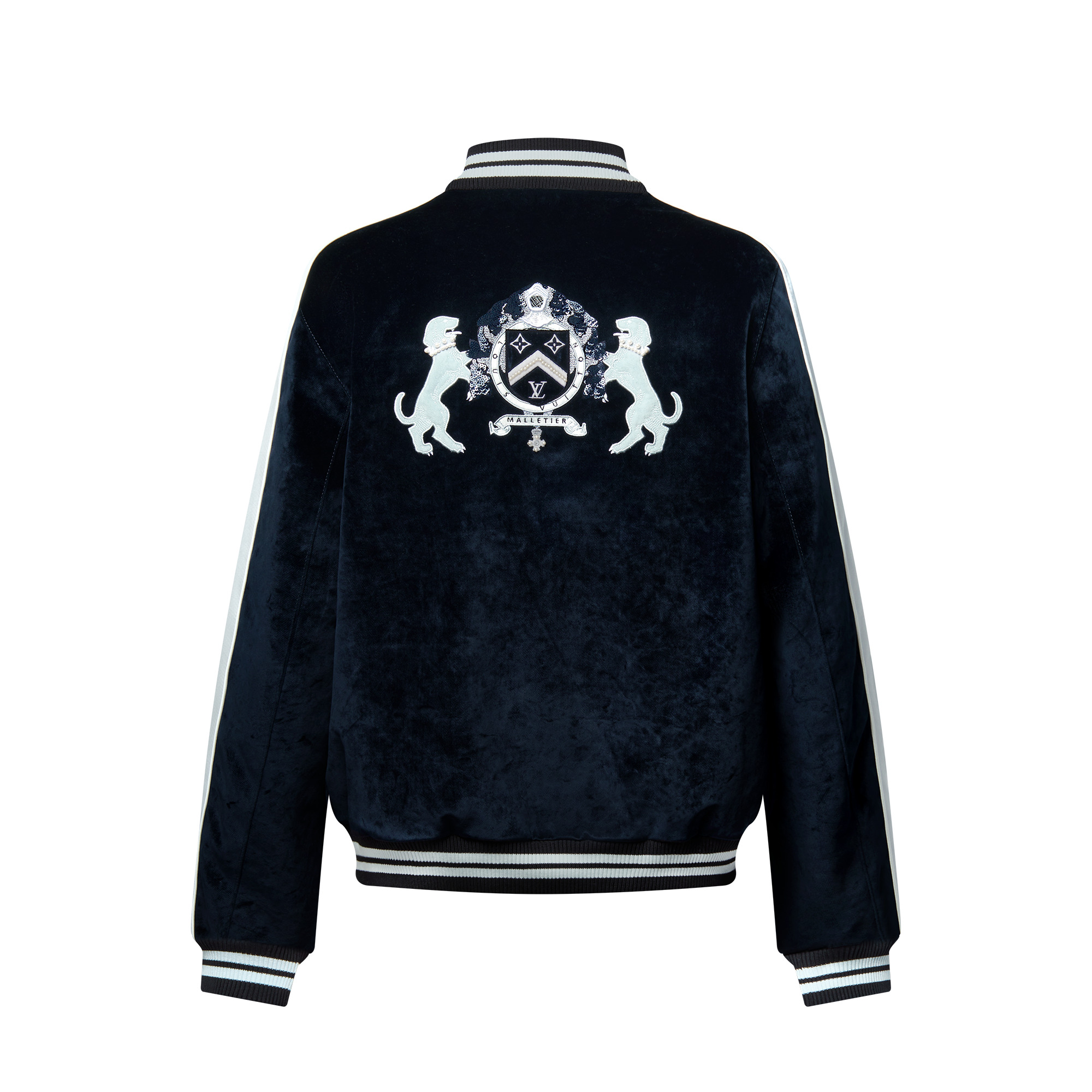 Denim Velvet Souvenir Jacket - 3