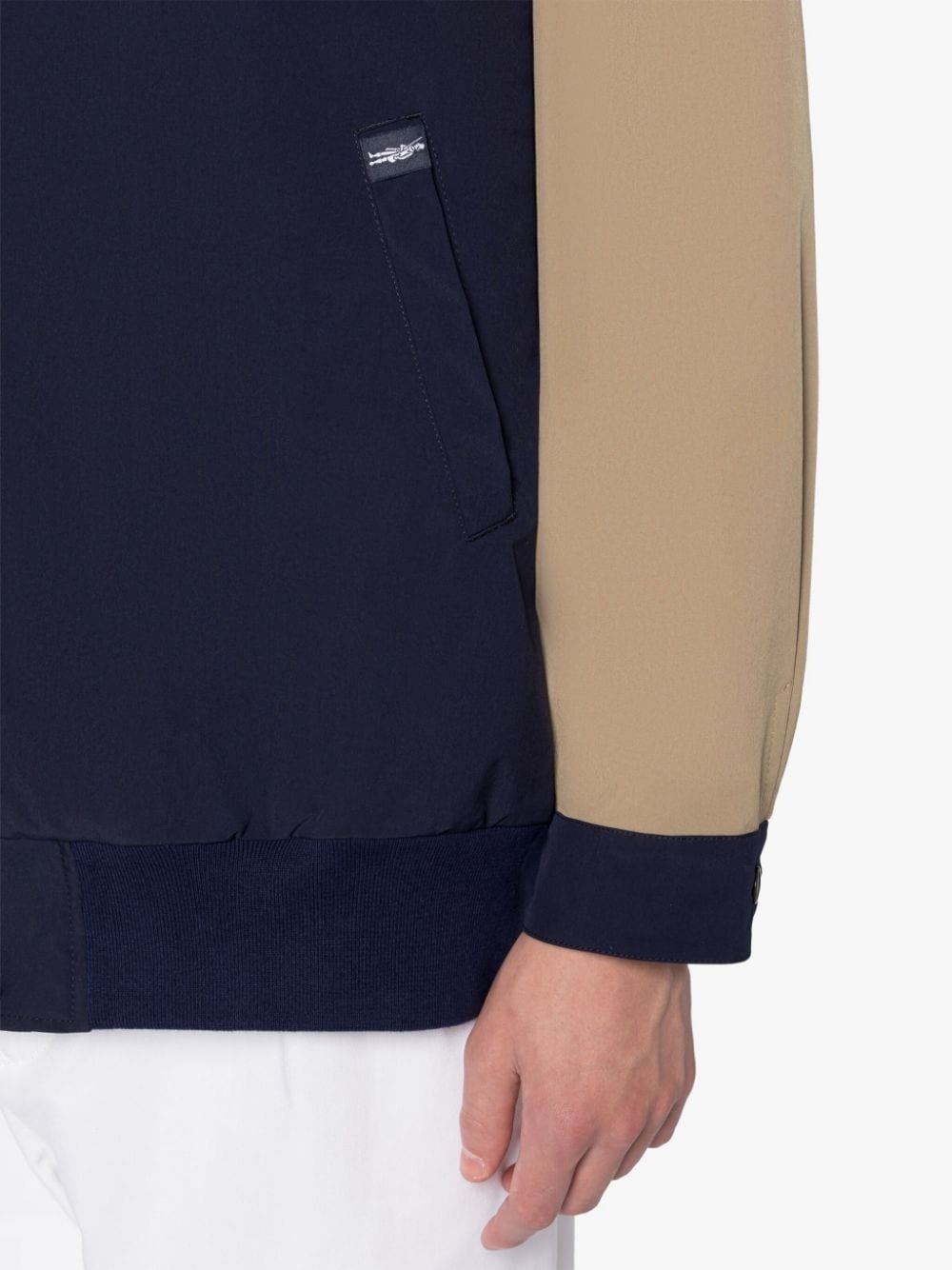JETS NAVY ECO DRY BASEBALL JACKET - 6