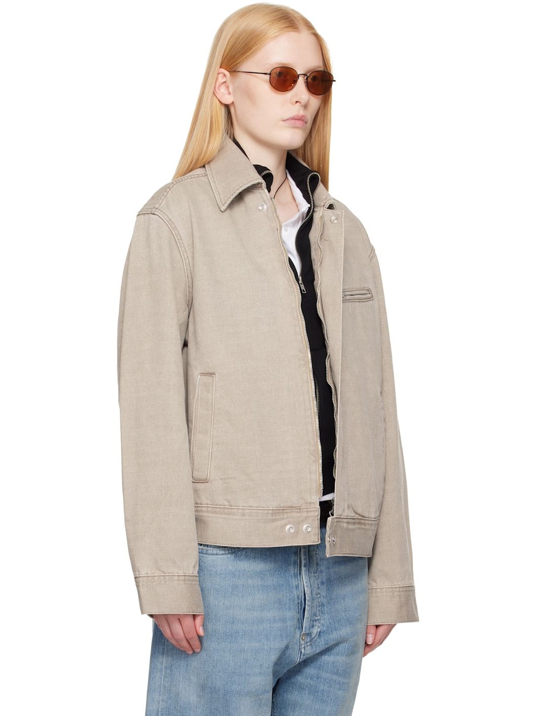 Gray Miller Denim Jacket - 2