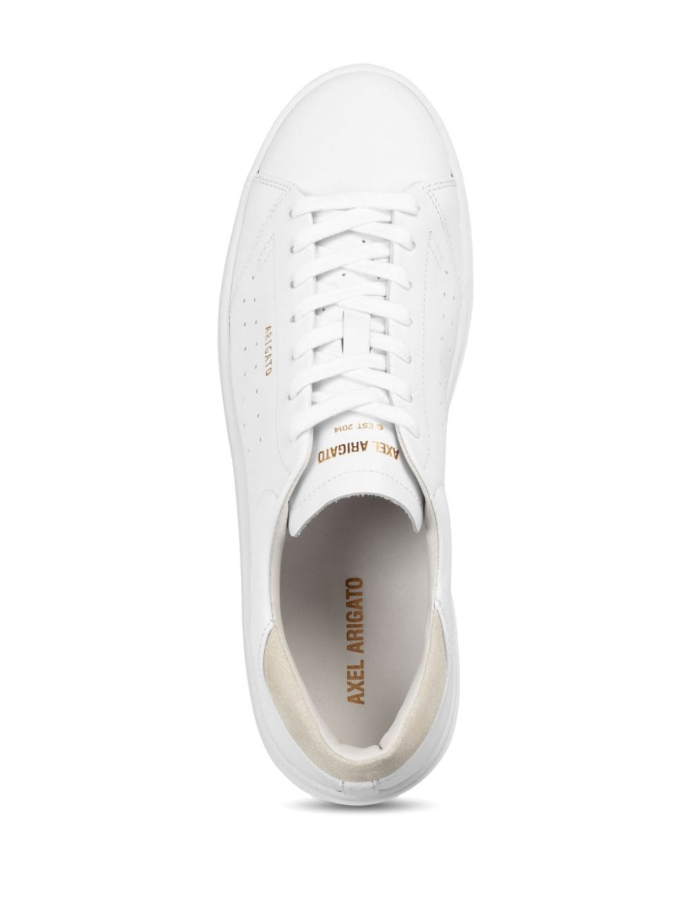Court perforated lace-up sneakers - 4