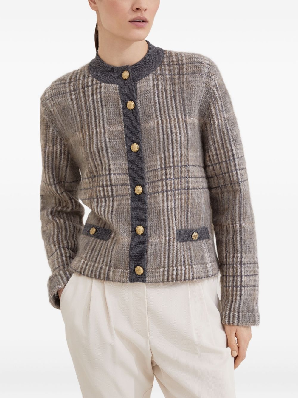 jacquard cardigan - 3