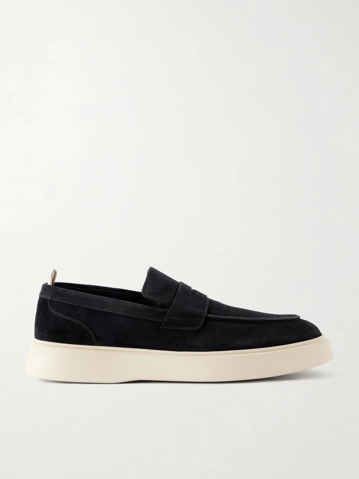 Frame 001 Suede Penny Loafers - 1