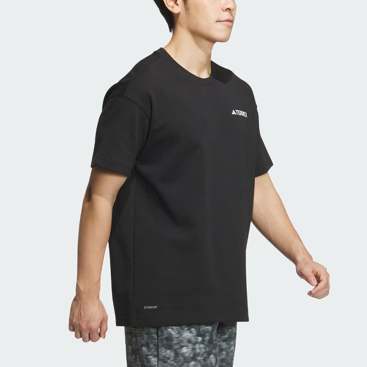 adidas National Geographic AEROREADY Graphic Tee 'Black' IS9515 - 5