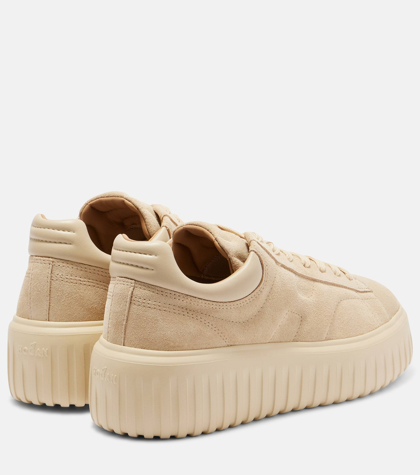 H-Stripes suede platform sneakers - 2