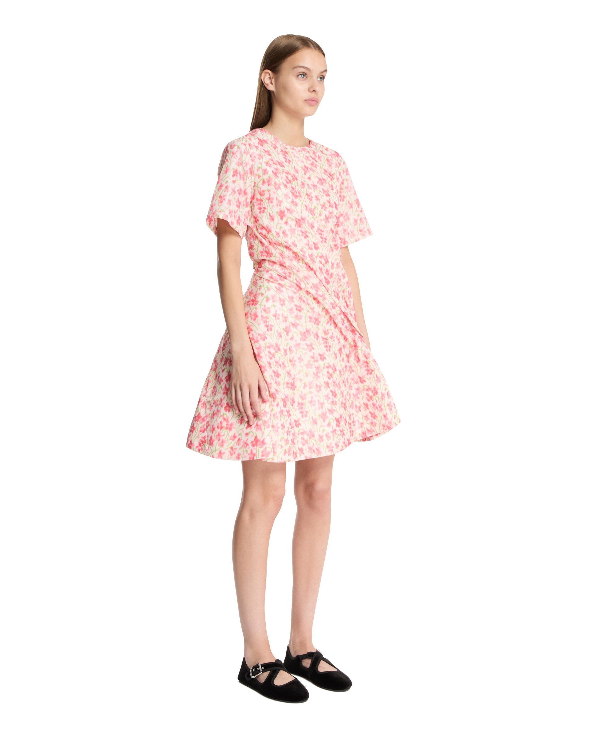 Floral Silk-Blend Taffeta Dress - 4