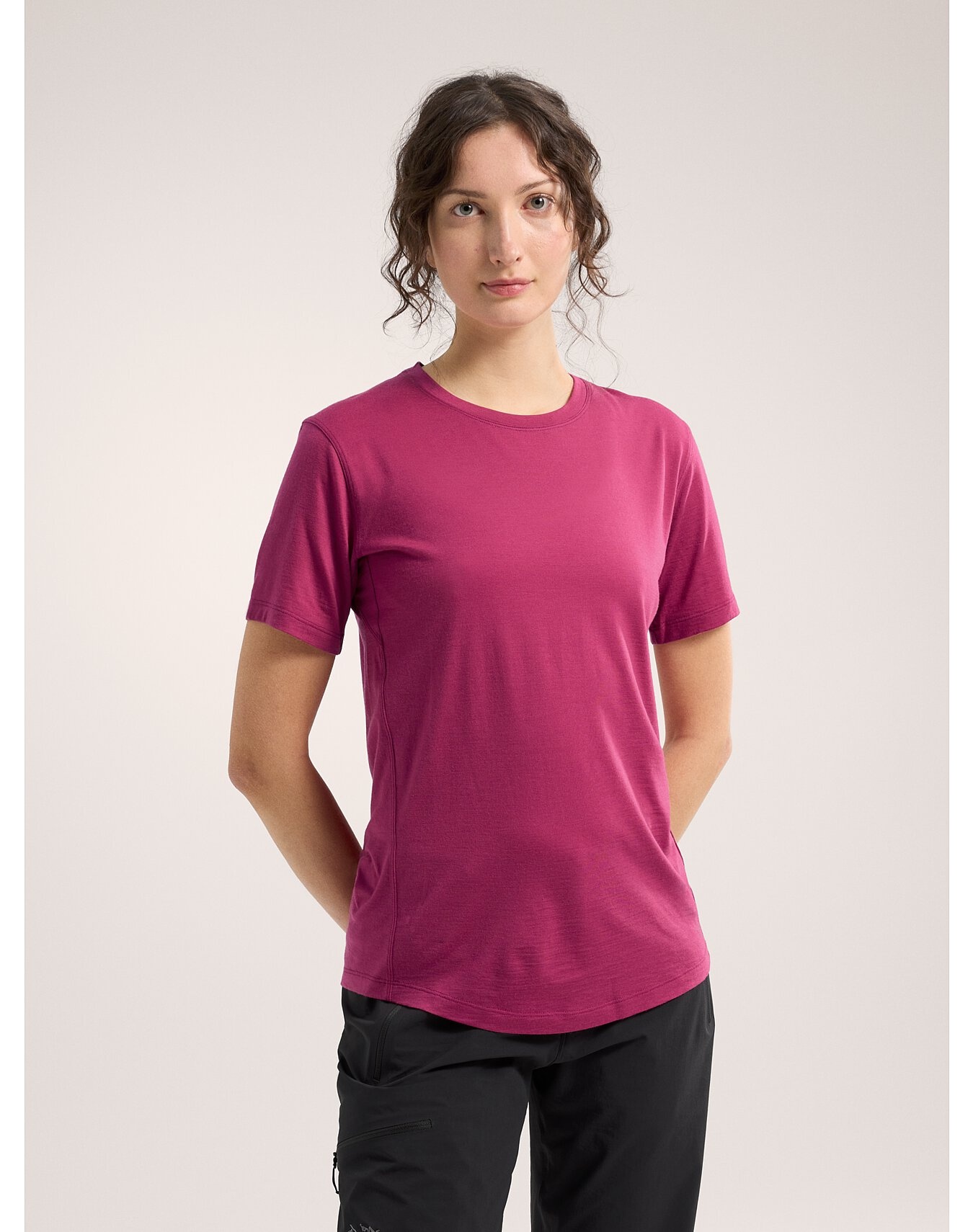 Lana Merino Wool Crew Neck Shirt SS - 2
