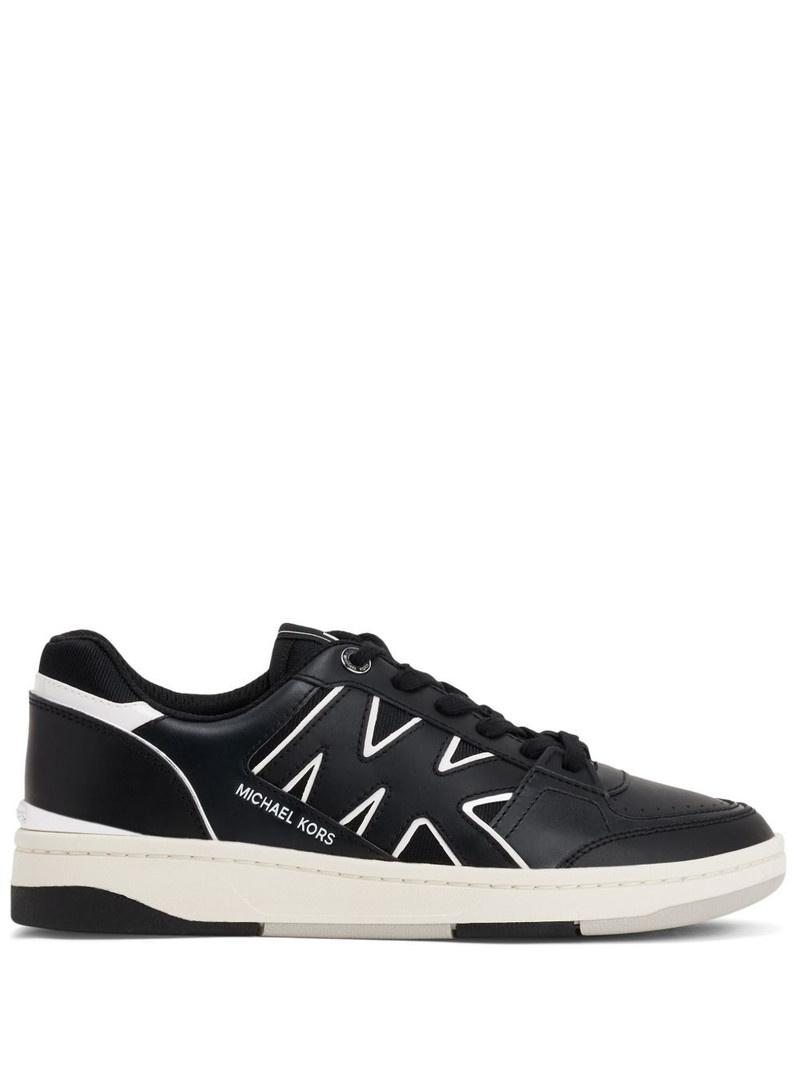 Rebel lace-up leather sneakers 1