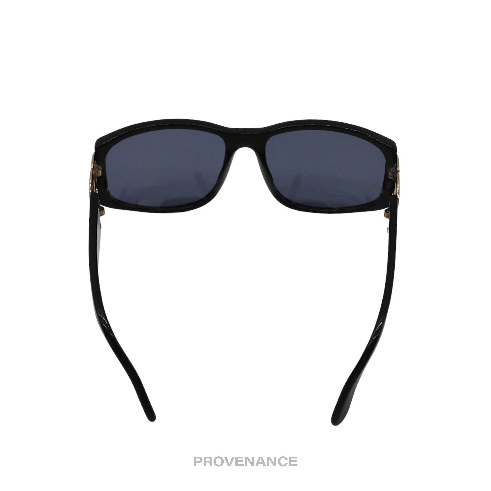 CHANEL CC Logos Sunglasses Eye Wear Plastic Black Gold 02461 64RL559 CHANEL COCO Mark Sunglasses Plastic Black CC Auth 143837 | eBay main image 3