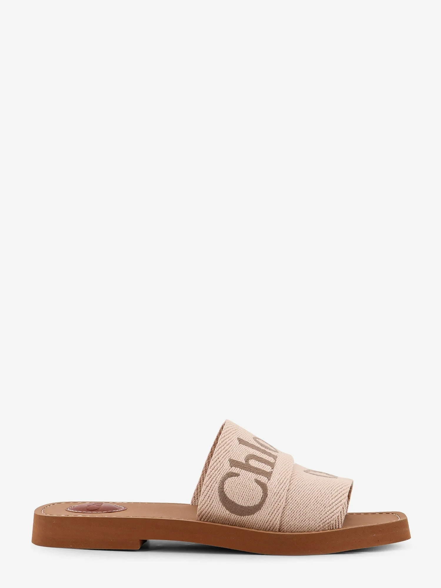 Chloe' Woody Linen Sandals - 1
