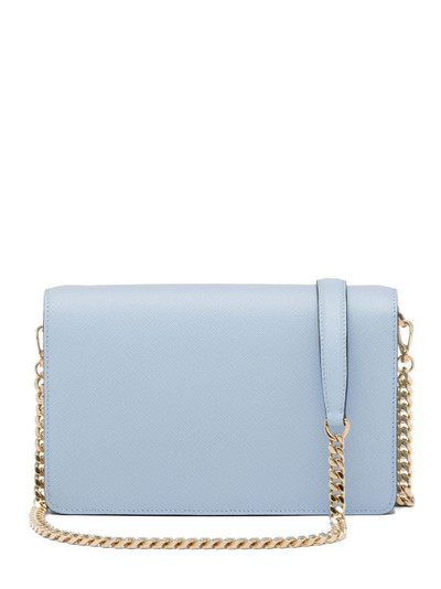 Prada Triangle logo-plaque crossbody bag outlook