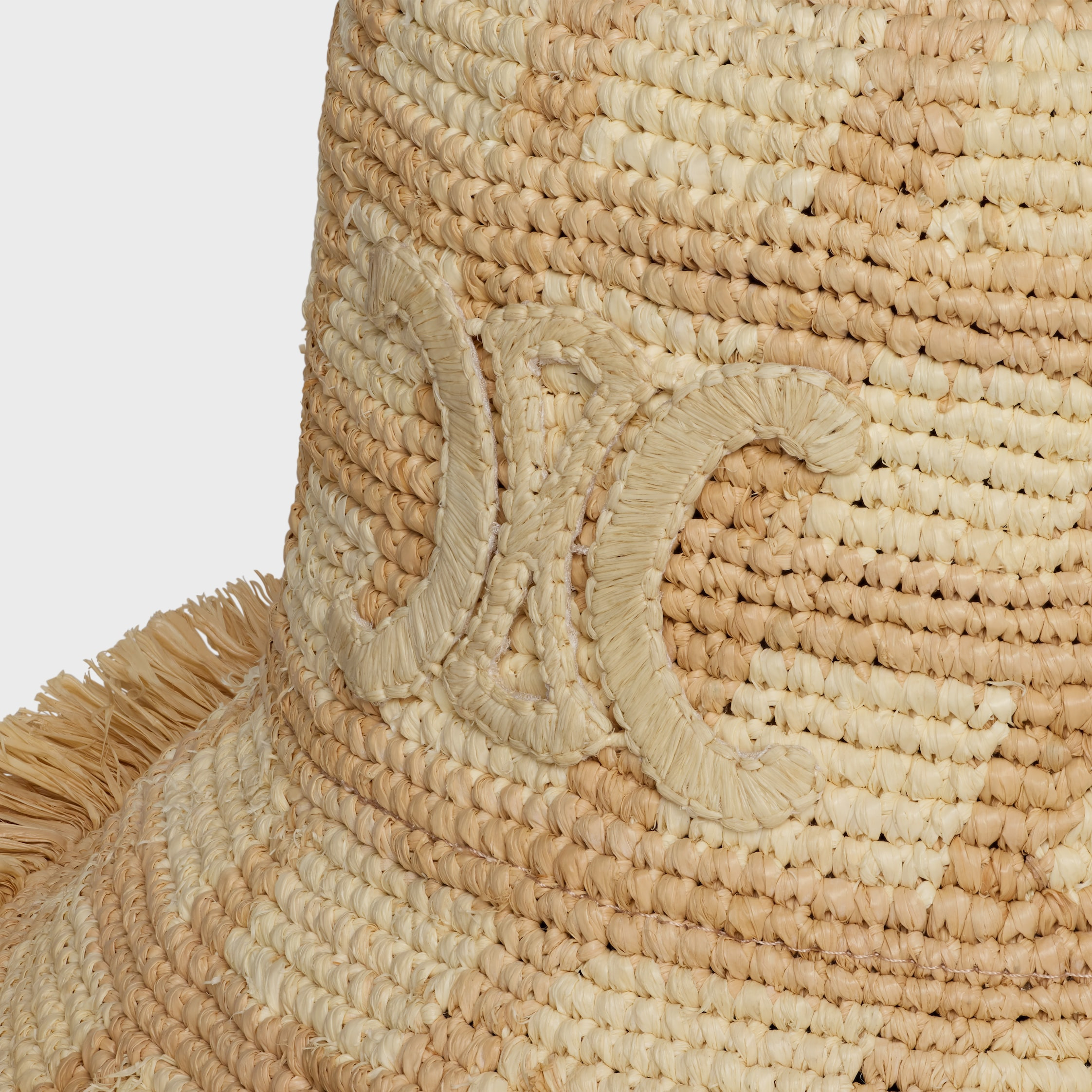 triomphe bob IN check raffia - 3