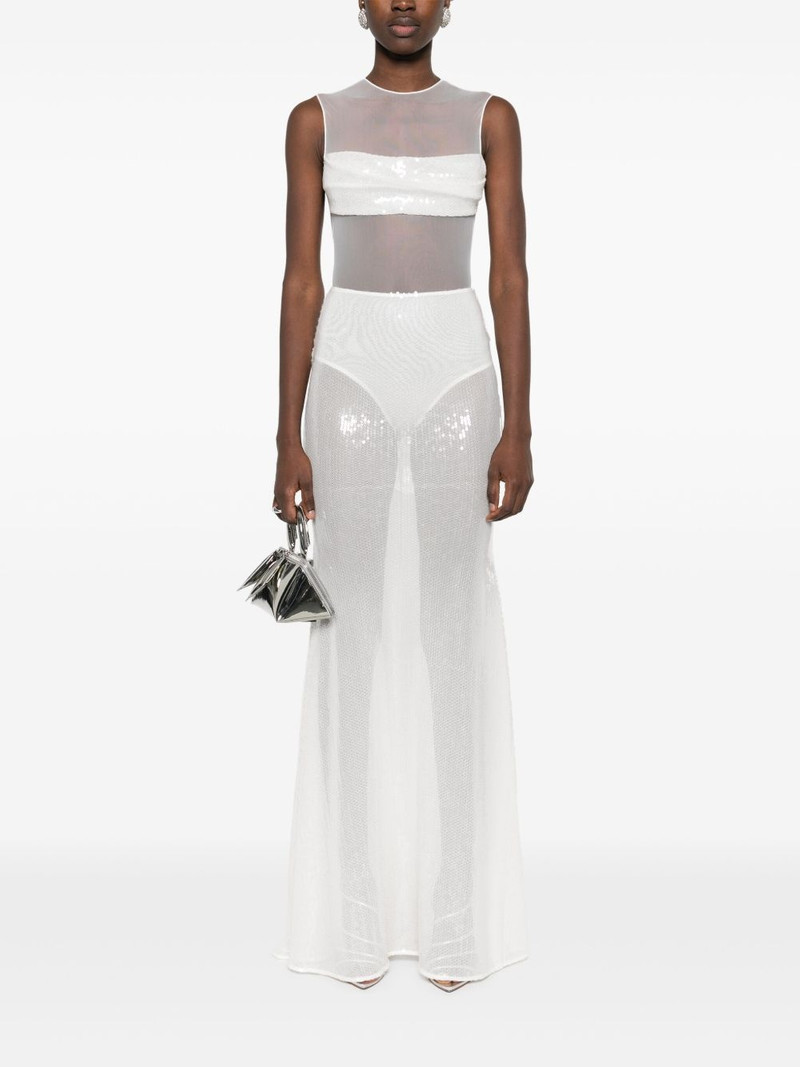 ALEX PERRY sequinned mesh gown outlook