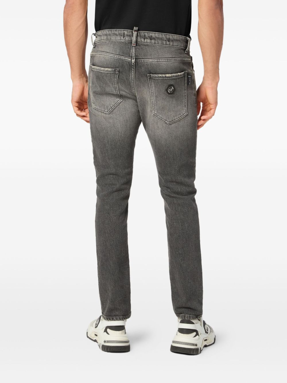 distressed skinny jeans - 3