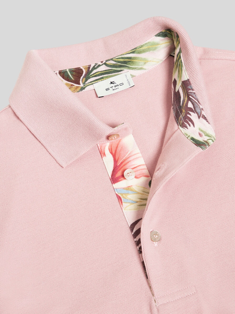 POLO SHIRT WITH EMBROIDERED PEGASO - 6