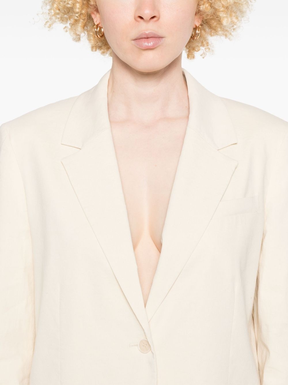 single-breasted blazer - 5
