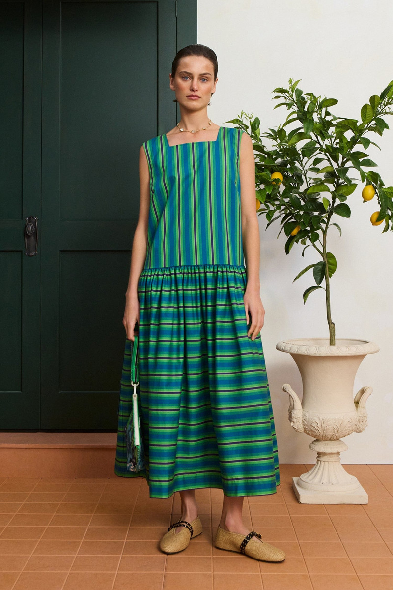 ALÉMAIS Margo Midi Dress outlook