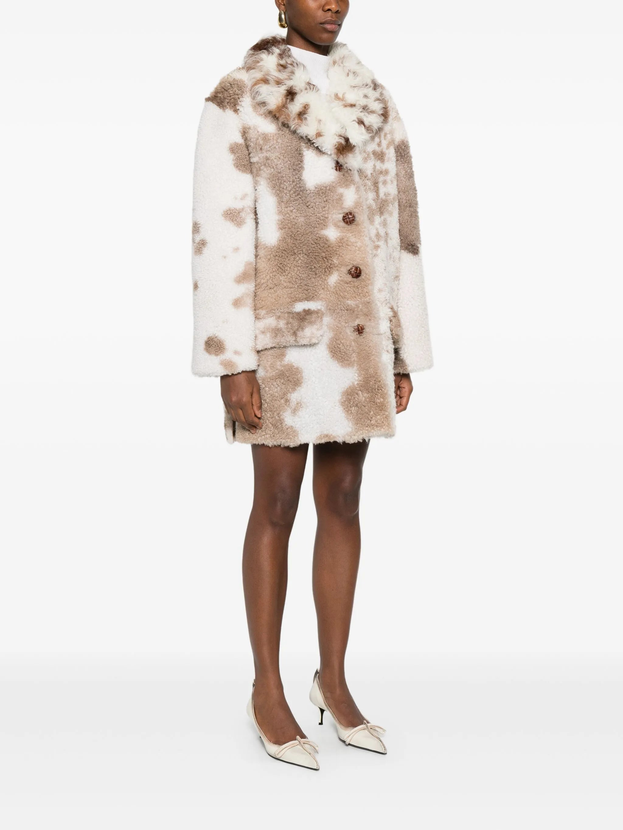 patterned coat - 3