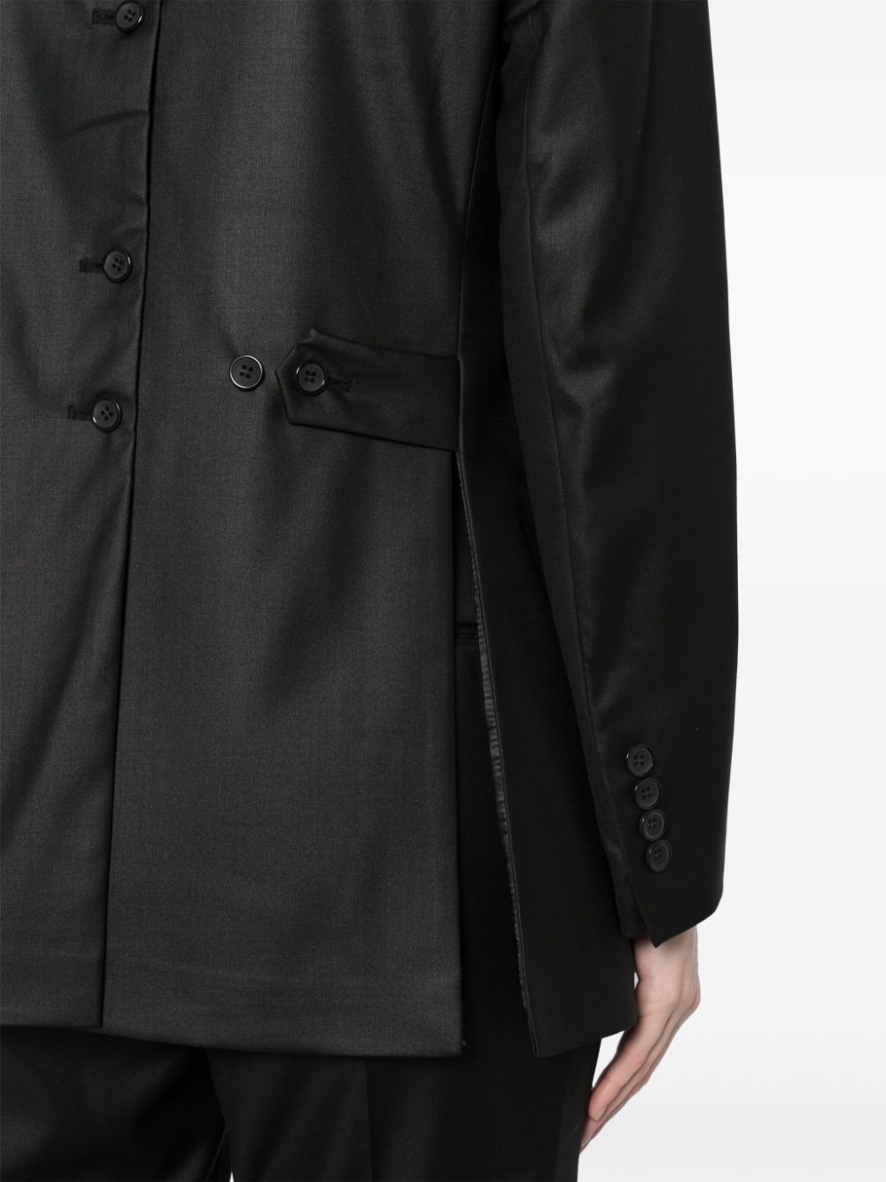 cut-out blazer - 5