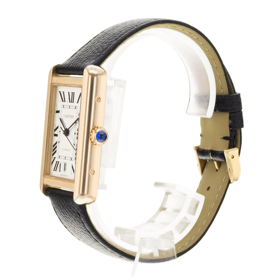 Pre-owned Cartier Tank Solo Automatic Silver Dial Men's Watch W5200026 - 5