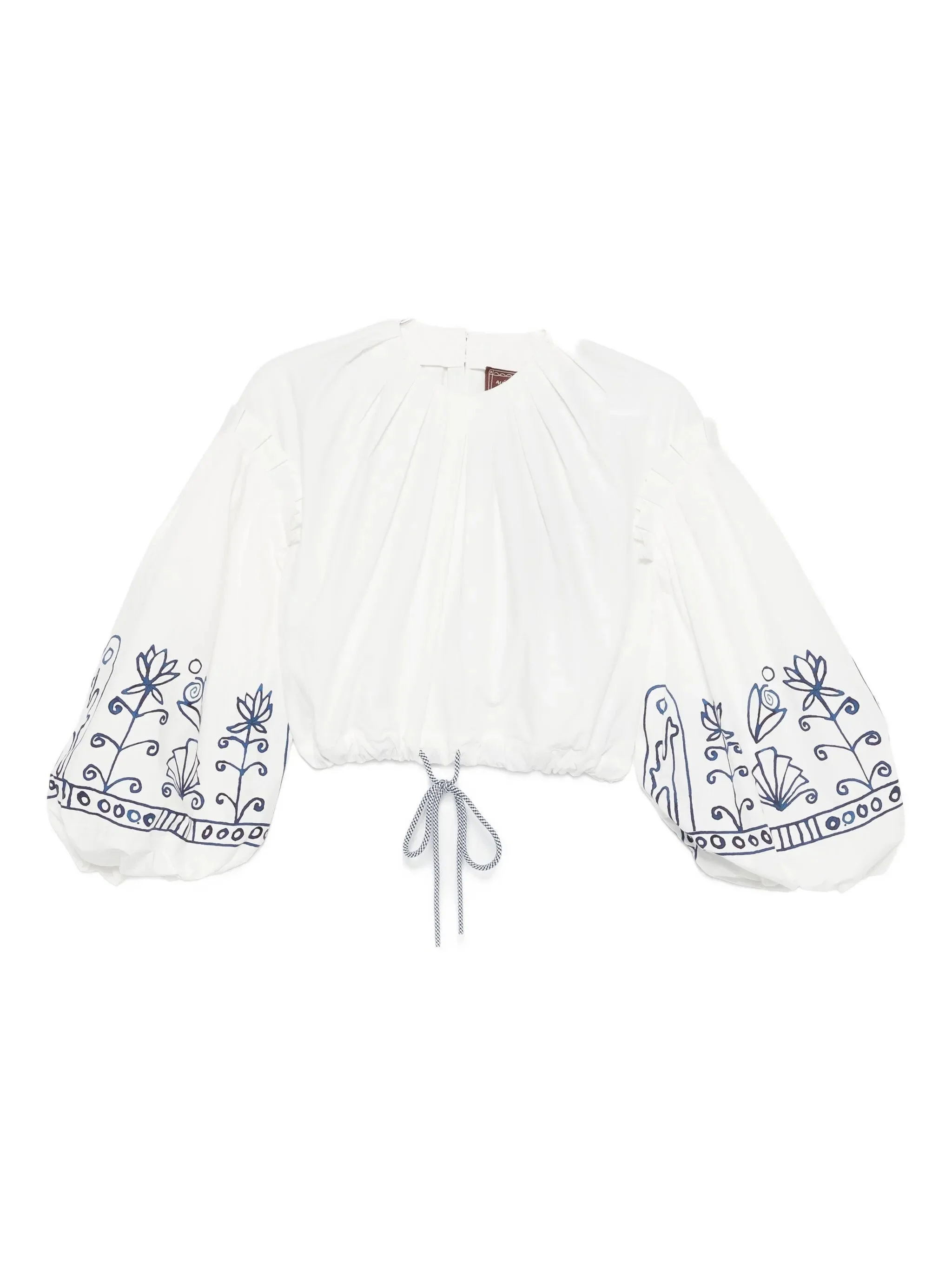 Leela ruffled floral top - 1