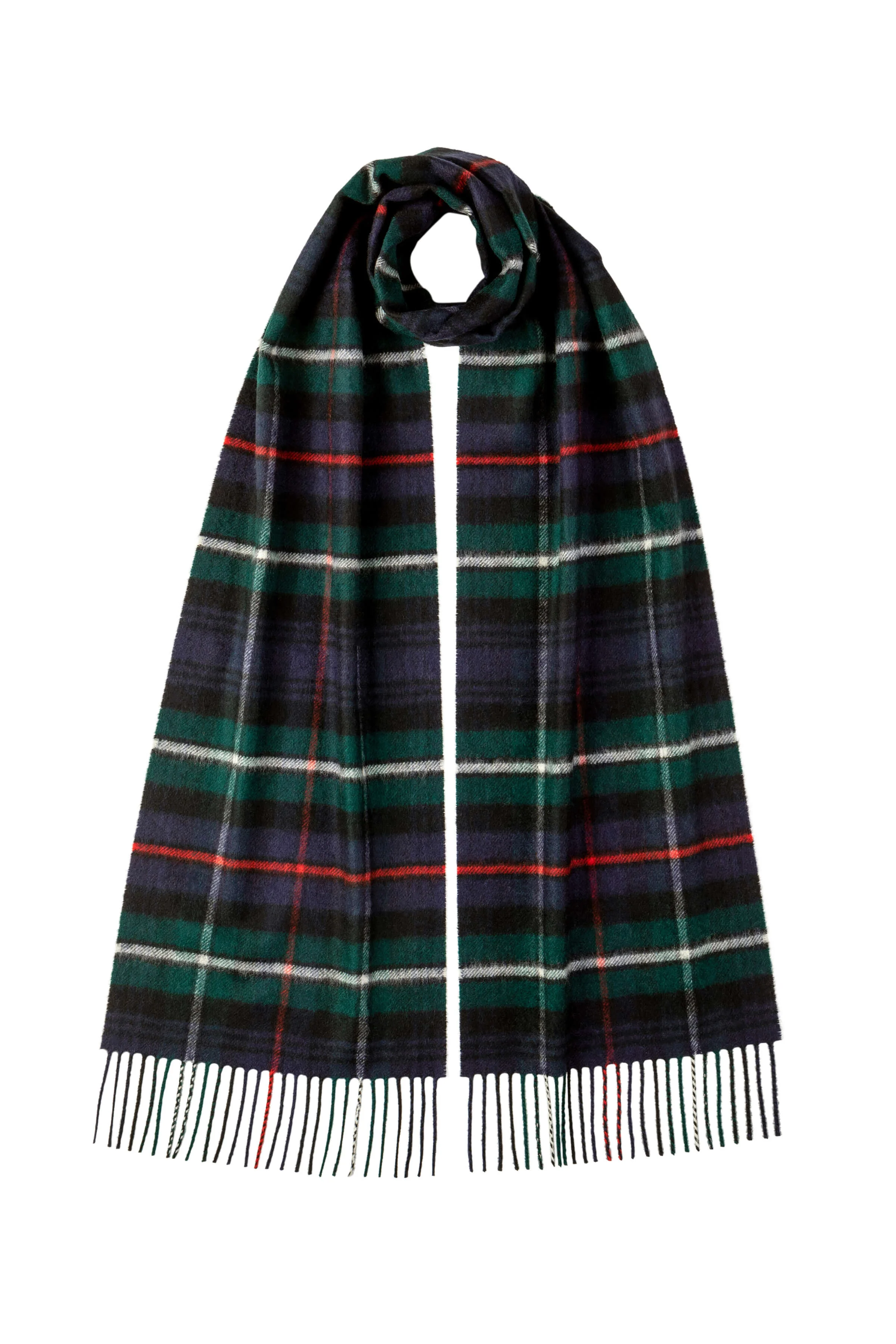 Mackenzie Tartan Cashmere Scarf - 1
