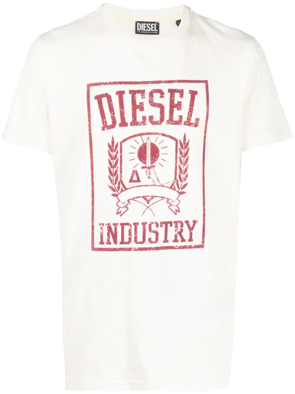 logo-print short-sleeve T-shirt - 1