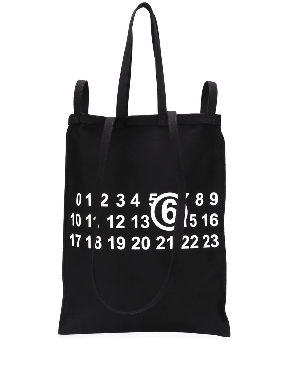 numbers logo shopper tote - 1