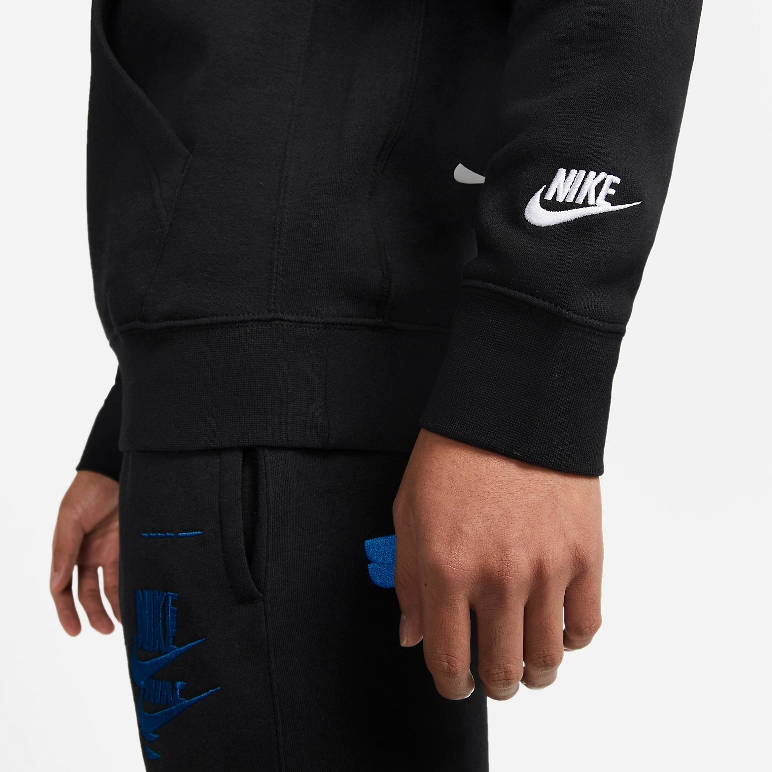 Nike Sportswear Hoodie'Black Blue' DM6874-010 - 5