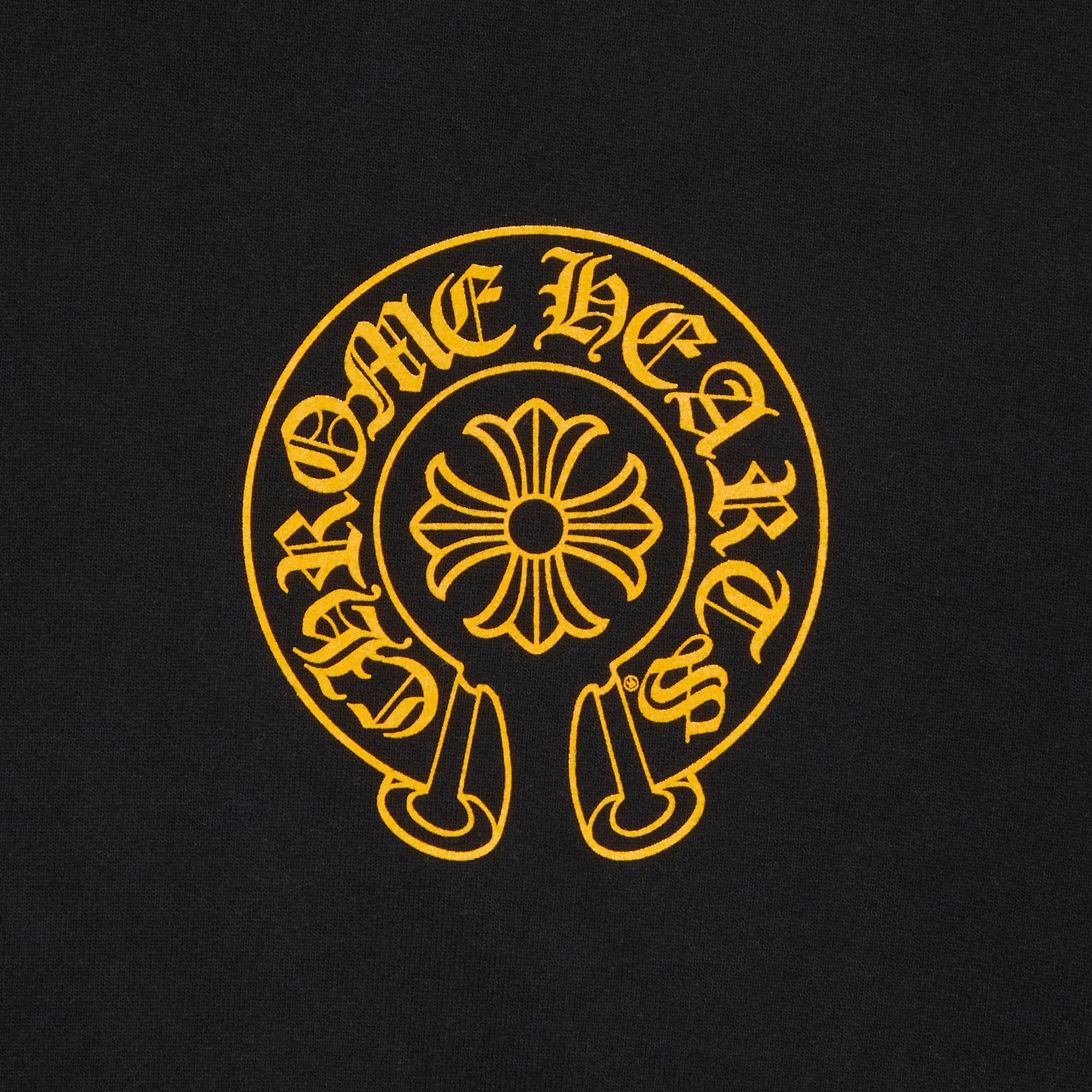 Chrome Hearts Online Exclusive Hoodie 'Black/Yellow' - 3