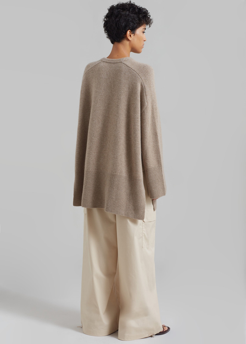 Kairon Cashmere Crewneck Sweater - Beige 12