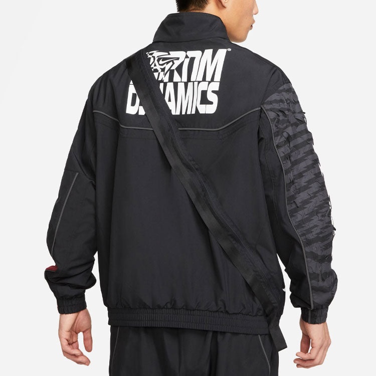 Men's Nike x ACRONYM Crossover Mens Nrg Cs Woven Jacket Printing Zipper Stand Collar Asia Edition Bl - 4