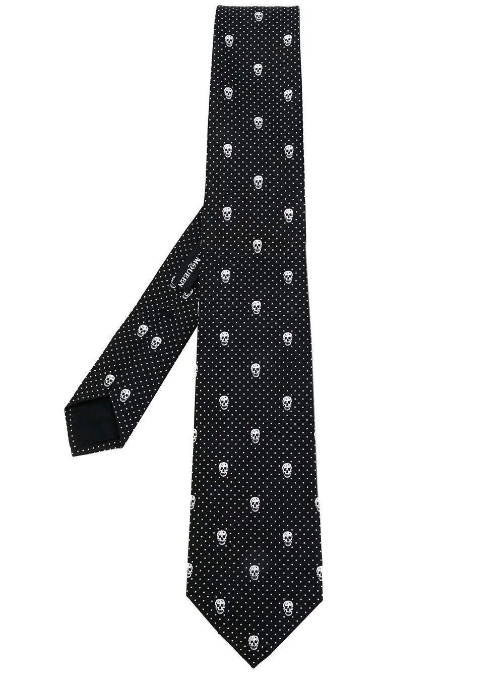 skull-print tie - 1