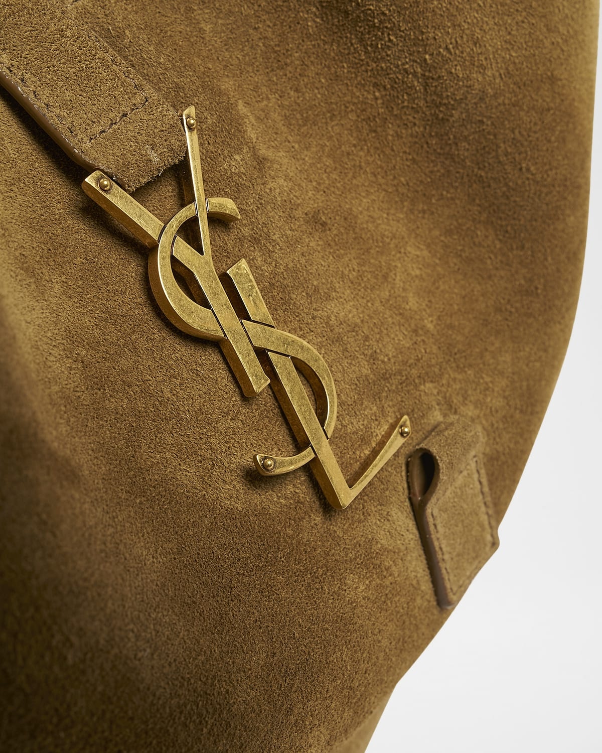 Bea YSL Cabas Tote Bag in Suede - 7